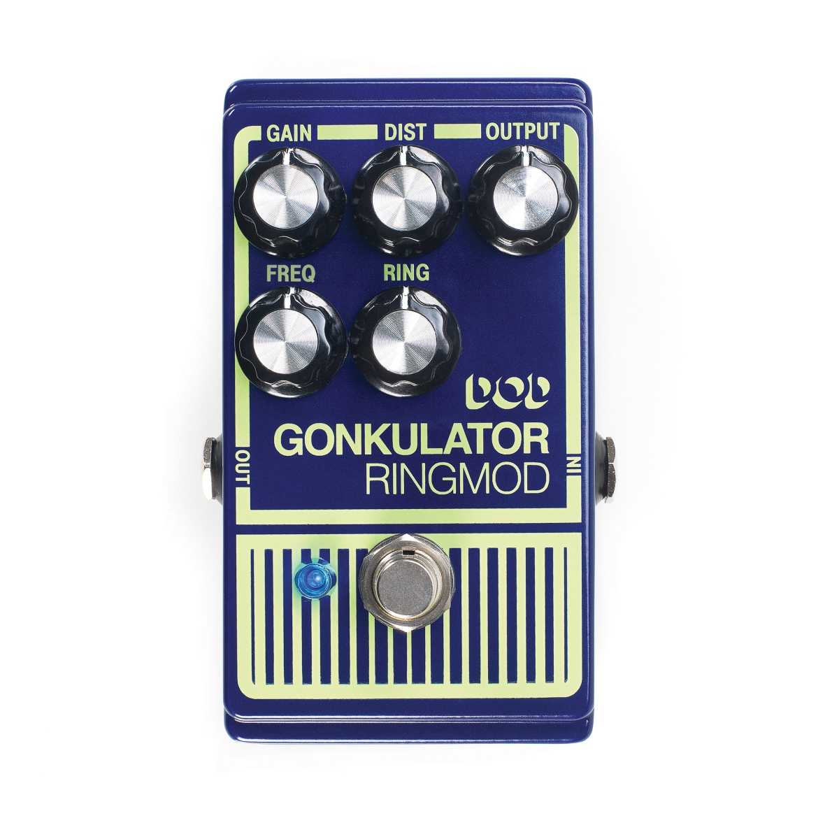 Digitech DOD-GONKULATOR-U Ring Modulator-Distortion Pedal with Independent Gain, Distort, Ring Mod, Output & Frequency Controls