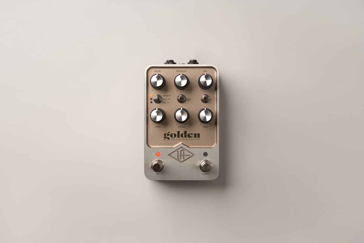 UA-GOLDEN-U Reverberator Stereo Effects Pedal