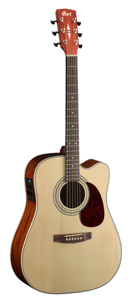 MR500EOPAU MR Series Dreadnought Acoustic Electric Cutaway Guitar  Open Pore