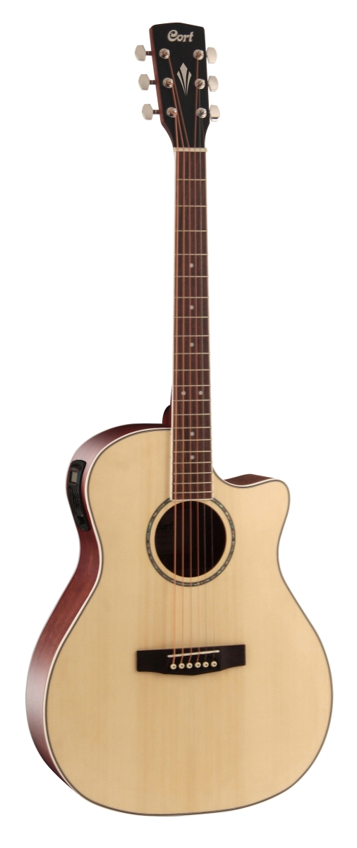 GAMEDXOPU Grand Regal Acoustic Electric Cutaway Guitar44 Open Pore