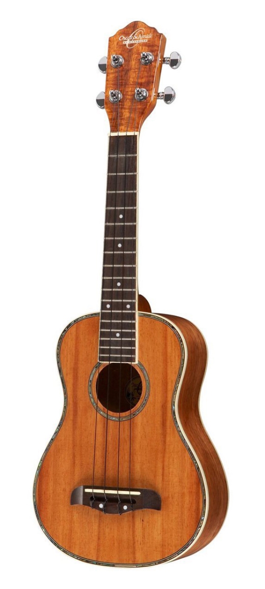 Picture of Oscar Schmidt OU5EK-A-U Concert Koa Ukulele with Pre Amplifier&#44; Natural