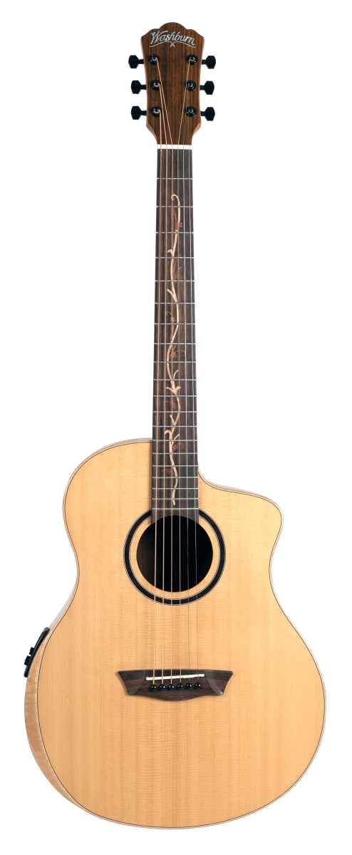 Picture of Washburn BTSC40SCE-U Bella Tono Suprema Acoustic-Electric Guitar&#44; Natural Gloss