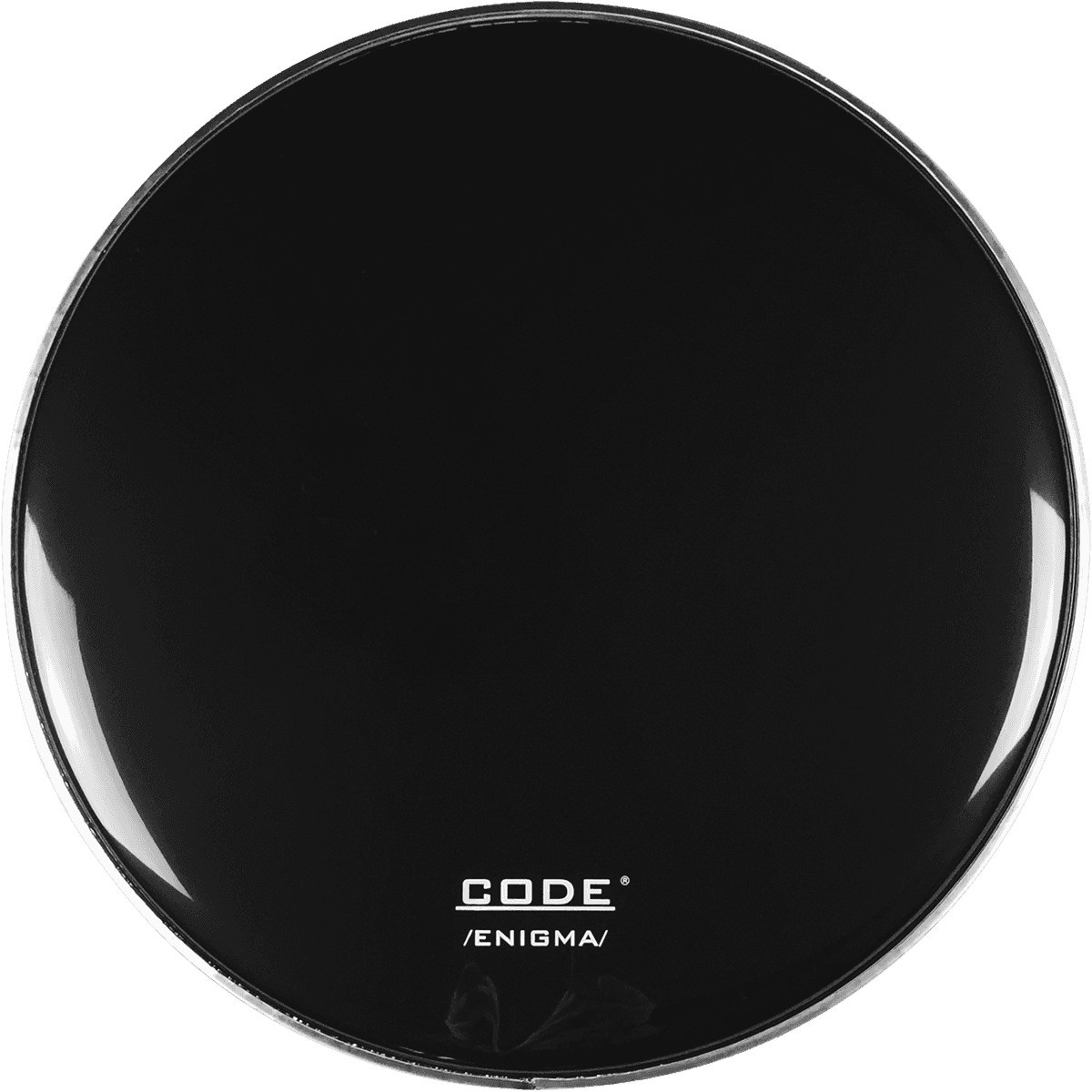 EBLR24-U 24 in. Enigma Series Black Drumhead