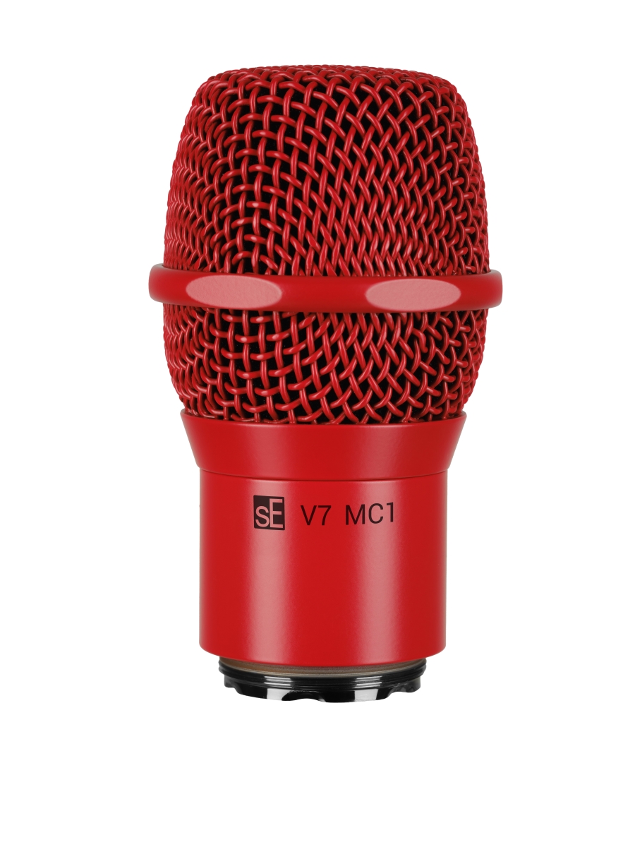 Picture of SE Electronics V7-MC1-RED-U Microphone Capsule for Shure Wireless Systems&#44; Red