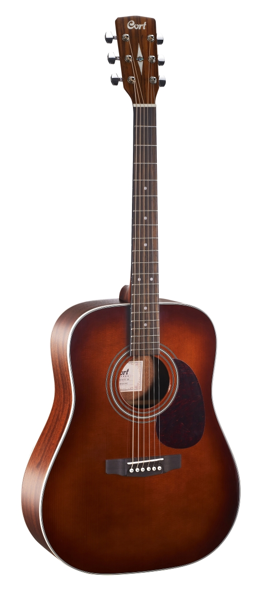 Picture of Cort Guitars EARTH70BR-A-U Earth Series Acoustic Dreadnought Guitar&#44; Brown