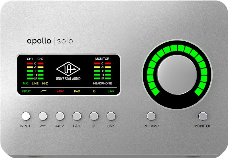 Picture of UAD UA-APLSU-HE-U Heritage Edition USB Apollo Solo Recording Interface