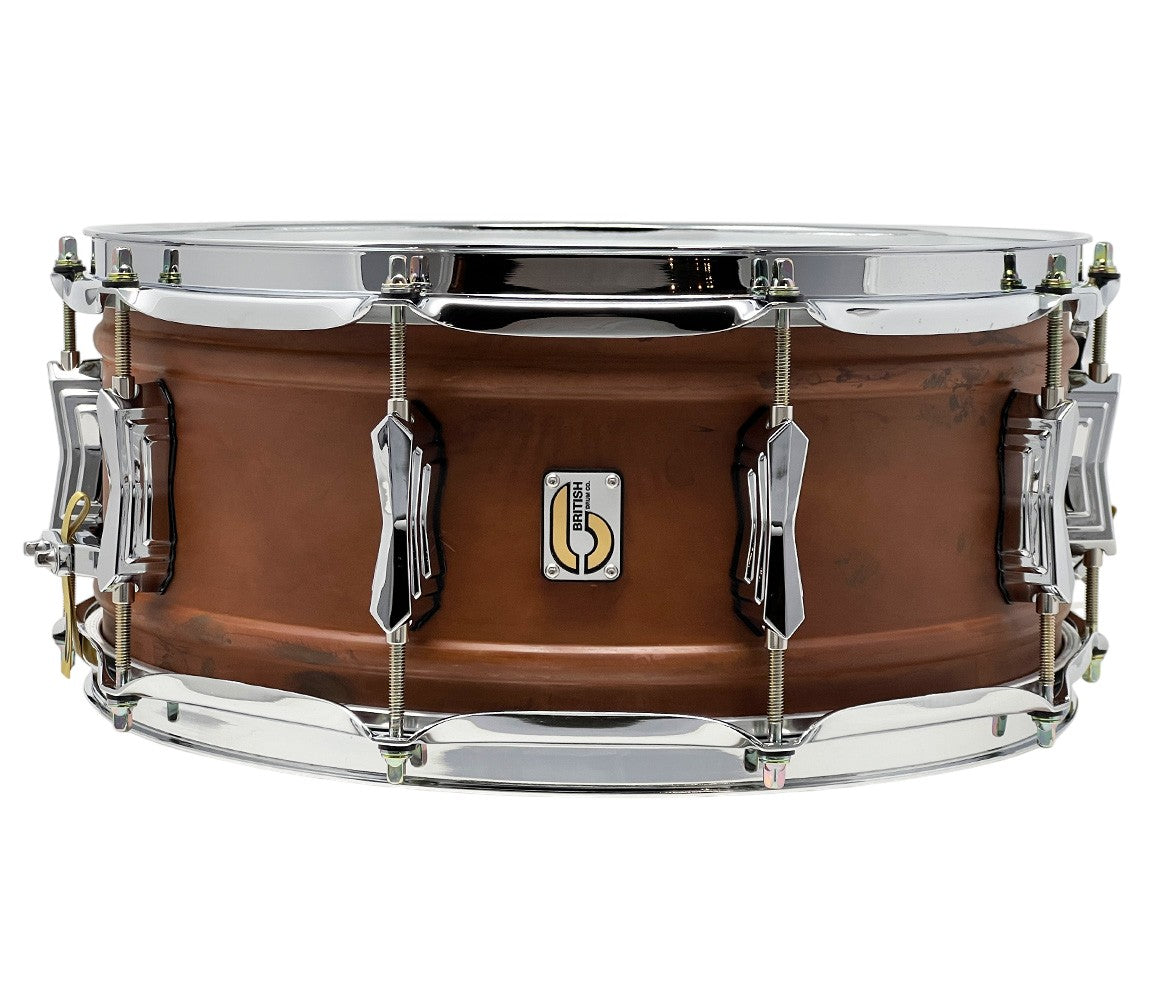 FB-14-60-SN-U 6 x 14 in. Firebird Series Copper Over Brass Snare Drum