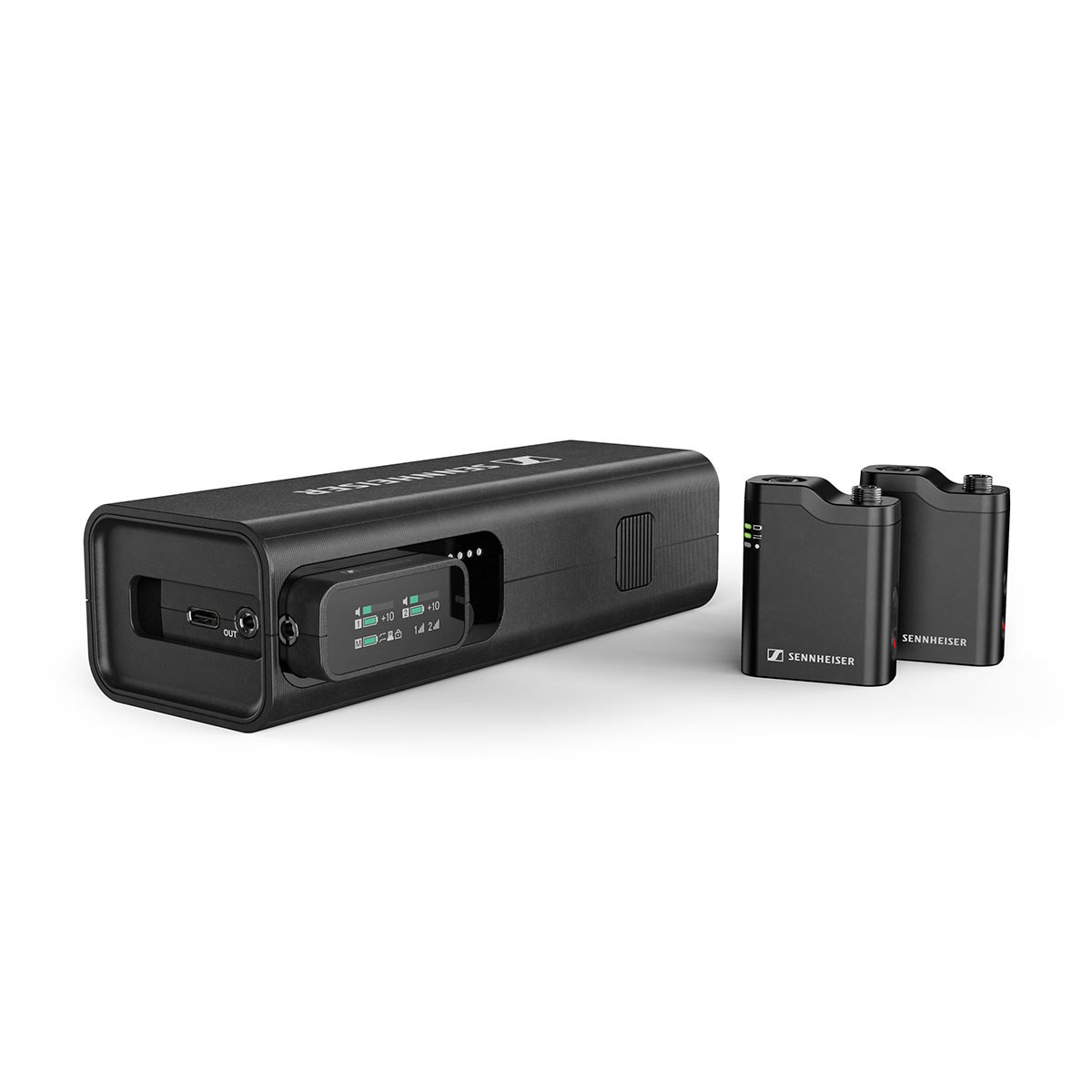 PROFILE-WIRELESS-SET-U 2-Channel All-in-One Wireless Microphone System with 2 Transmitters, 1 Receiver & Charging Dock