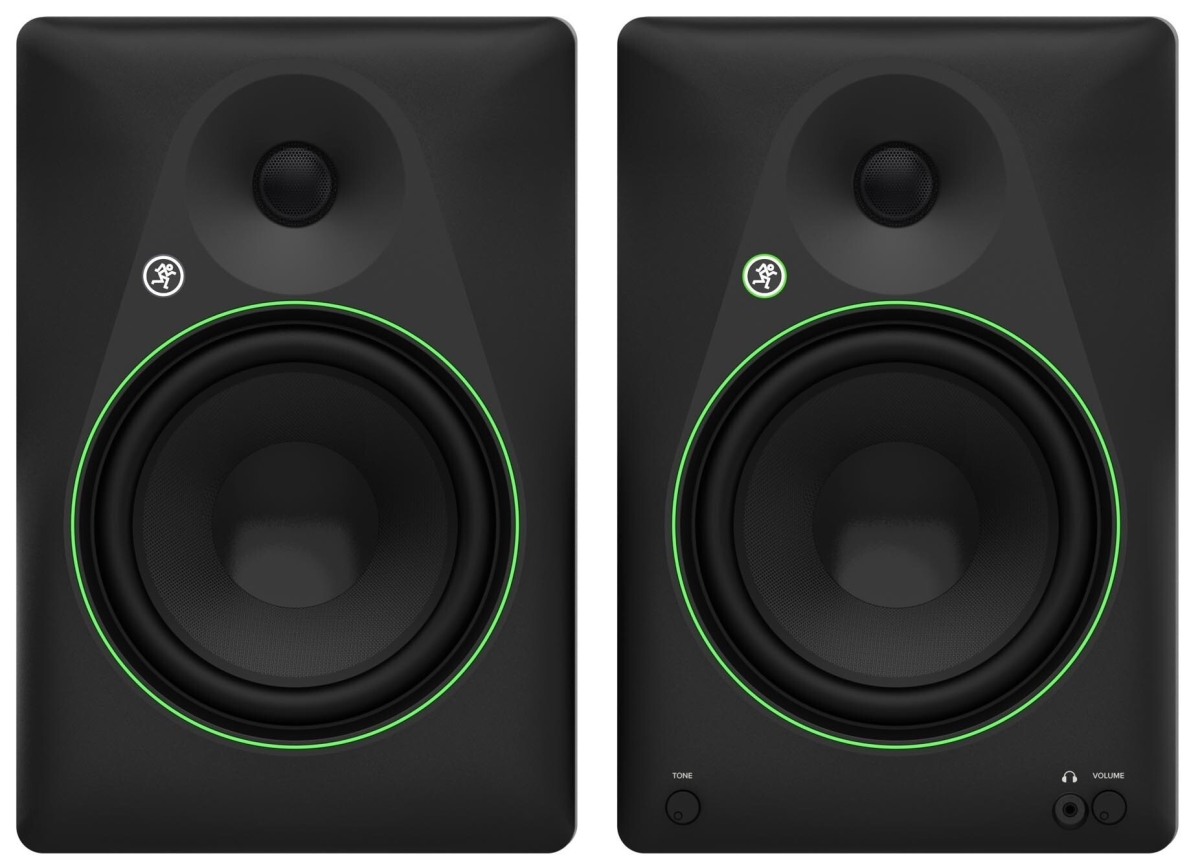 CR8-BT-U 8 in. Powered Studio Monitor Speakers with Tone Control & Bluetooth