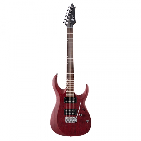 X100OPBC-U 6-String Electric Guitar with Gig Bag - Open Pore Black Cherry
