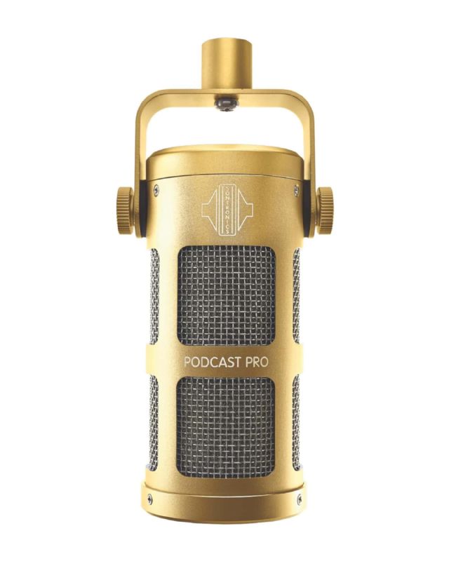 STPCP-GLD-U Dynamic Podcast Streaming Broadcast & Gaming Microphone - Gold