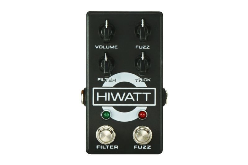 FILTERFUZZMKII-U Vintage-Style Fuzz Effects Pedal with Filter & EQ, Black