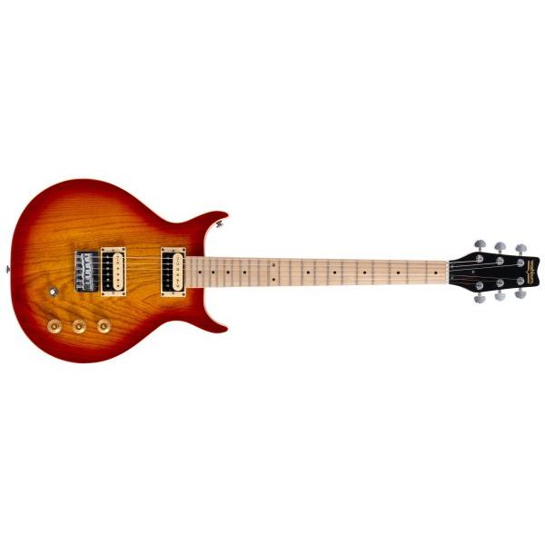 R5CB-U Wing Series Raven Electric Guitar with Gig Bag - Cherry Sunburst