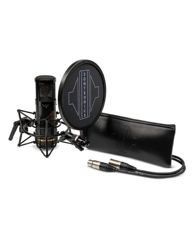 STC3X-BLK-U Cardioid Versatile Microphone Bundle Kit - Black