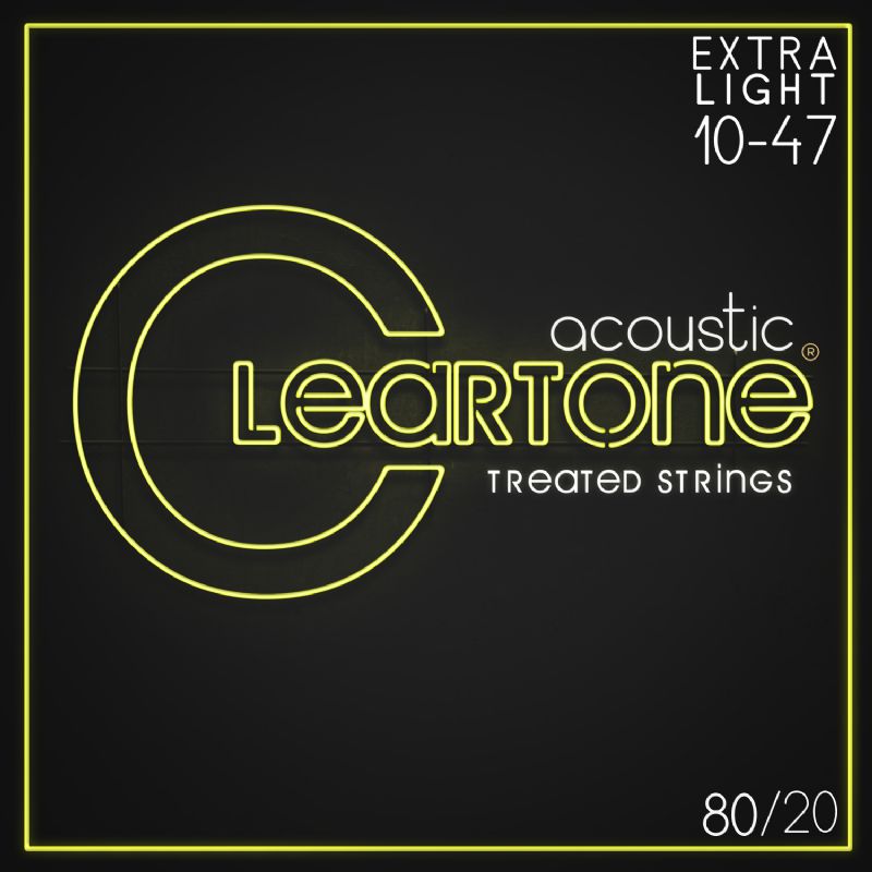 CT-7610-U 80-20 Bronze Treated Acoustic Guitar Strings - Extra Light 10-47
