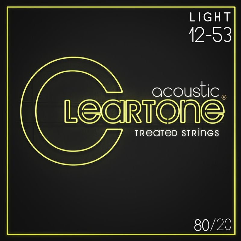 CT-7612-U 80-20 Bronze Treated Acoustic Guitar Strings - Light 12-53