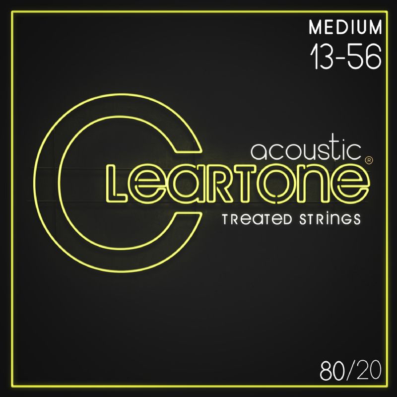CT-7613-U 80-20 Bronze Treated Acoustic Guitar Strings - Medium 13-56