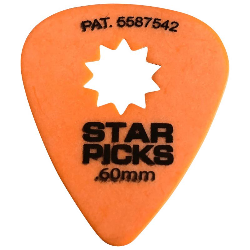 SP-30012-U 0.60 mm Star Picks, Orange - 72 Piece