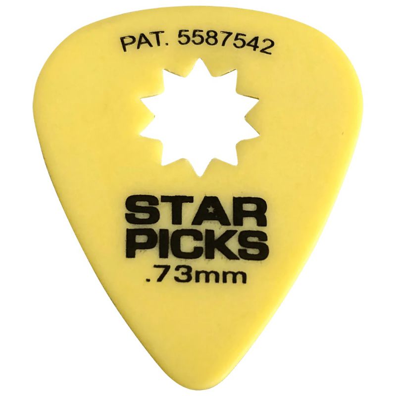 SP-30013-U 0.73 mm Star Picks, Yellow - 72 Piece
