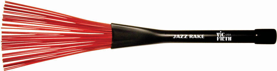 Picture of Vic Firth BJR-U Rock Rake Plastic Brushes&#44; Red