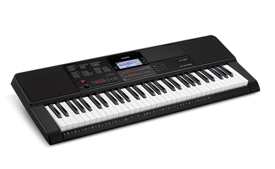 CT-X700-U 61-Key Touch Sensitive Portable Keyboard with Power Supply