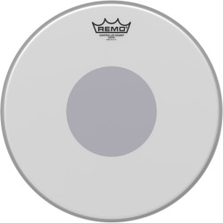 14 in. Controlled Sound Coated Snare Batter Drumhead with Black Dot