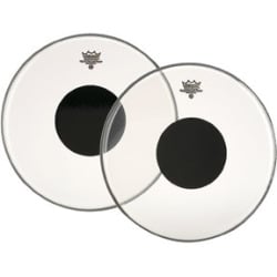 CS030610-U 6 in. Controlled Sound Clear Black Dot Drumhead - Top Black Dot