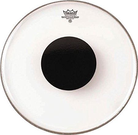 16 in. Controlled Sound Clear Black Dot Drumhead - Top Black Dot
