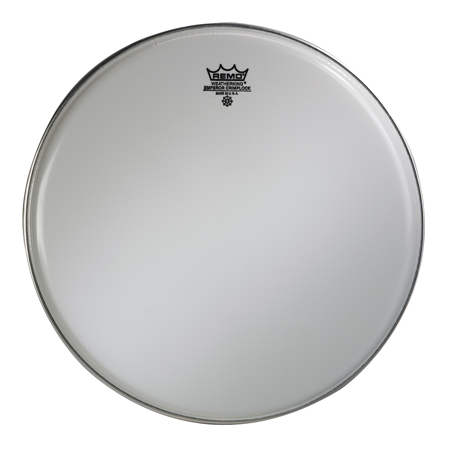 BE0212-MP-U 12 in. Multi Tom Crimplock Smooth White Emperor Batter Drumhead