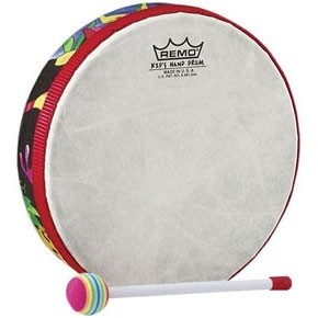 10 in Kids Percussion Rain Forest Hand Drums