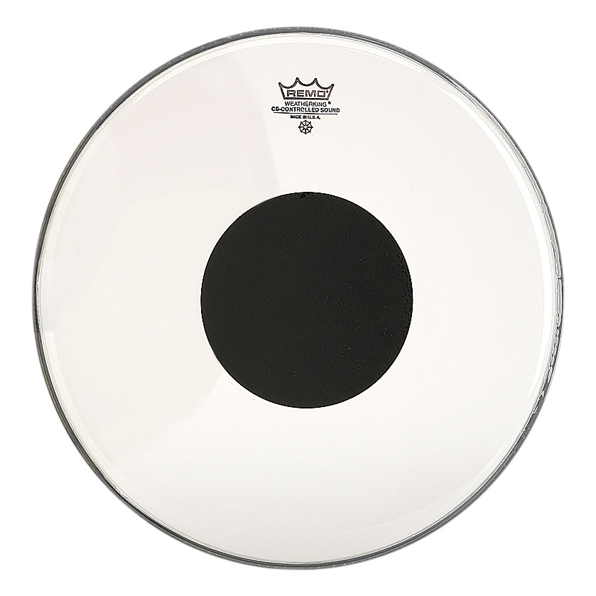 CS132810-U 28 in. Controlled Sound Clear Bass Drum Batter Head with Black Dot