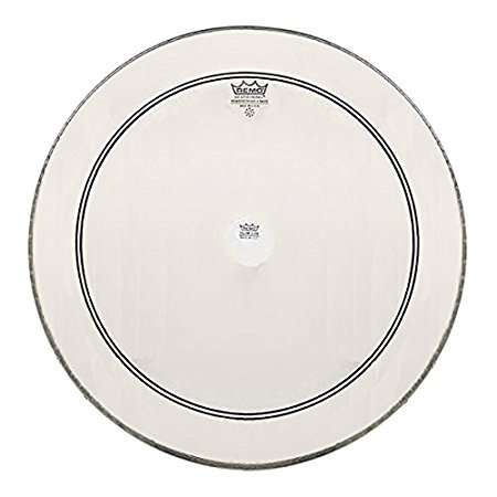 24 in. Powerstroke 3 Clear Bass Drum Batter Head with White Falam Patch