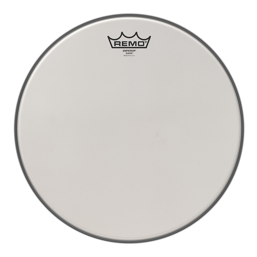 BE081300-U 13 in. Suede Emperor Marching Tenor Drumhead, White