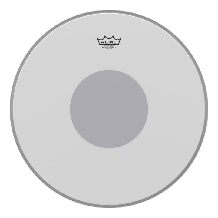 Picture of Remo P3-1120-10-U 20 in. BD Powerstroke 3 Coated Bass Drum Batter Head with Bottom Black Dot
