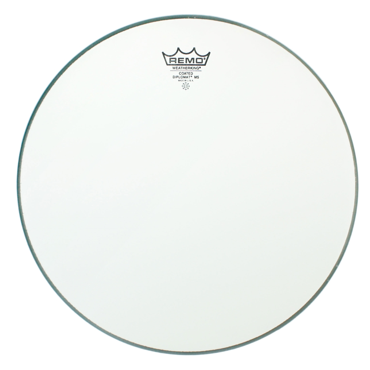 BD0112-00-U 12 in. Weatherking Diplomat Coated Batter Drumhead