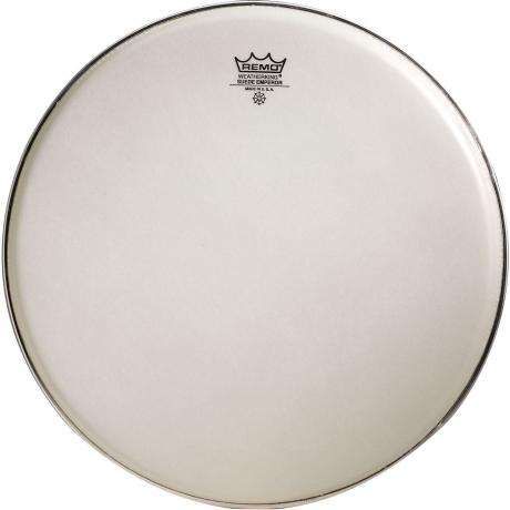 BE0808-MP-U 8 in. Suede Emperor Marching Drum Head - White