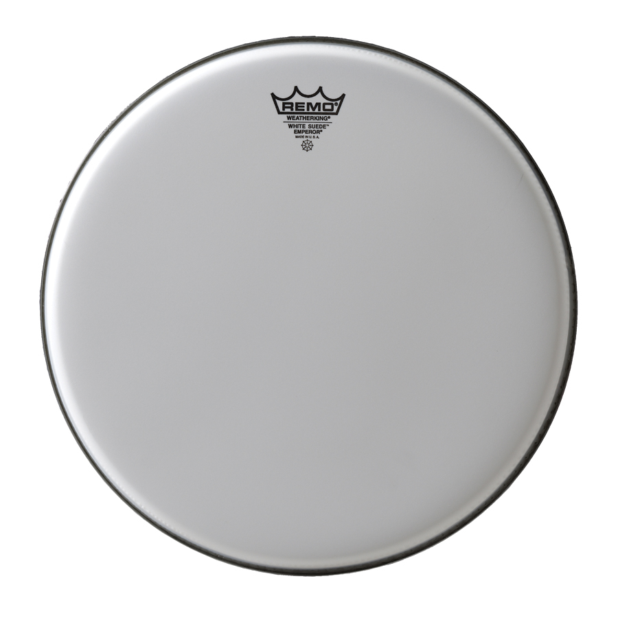 BE0808-WS-U 8 in. White Suede Emperor Drumhead