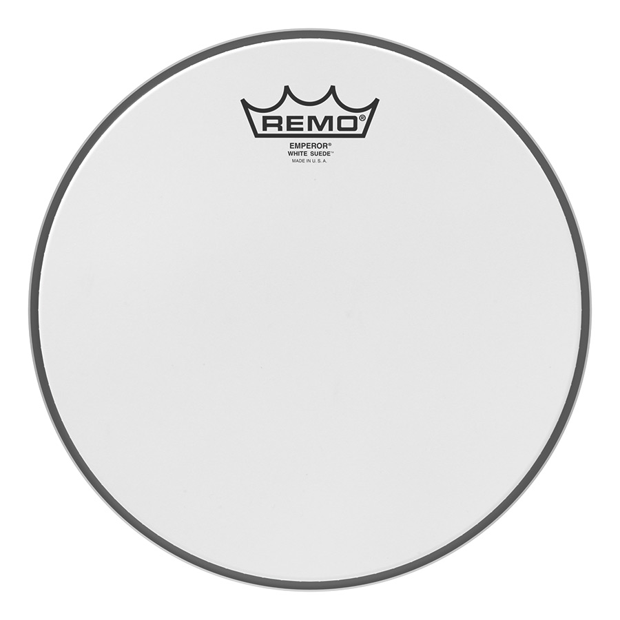 BE0810-WS-U 10 in. White Suede Emperor Drumhead