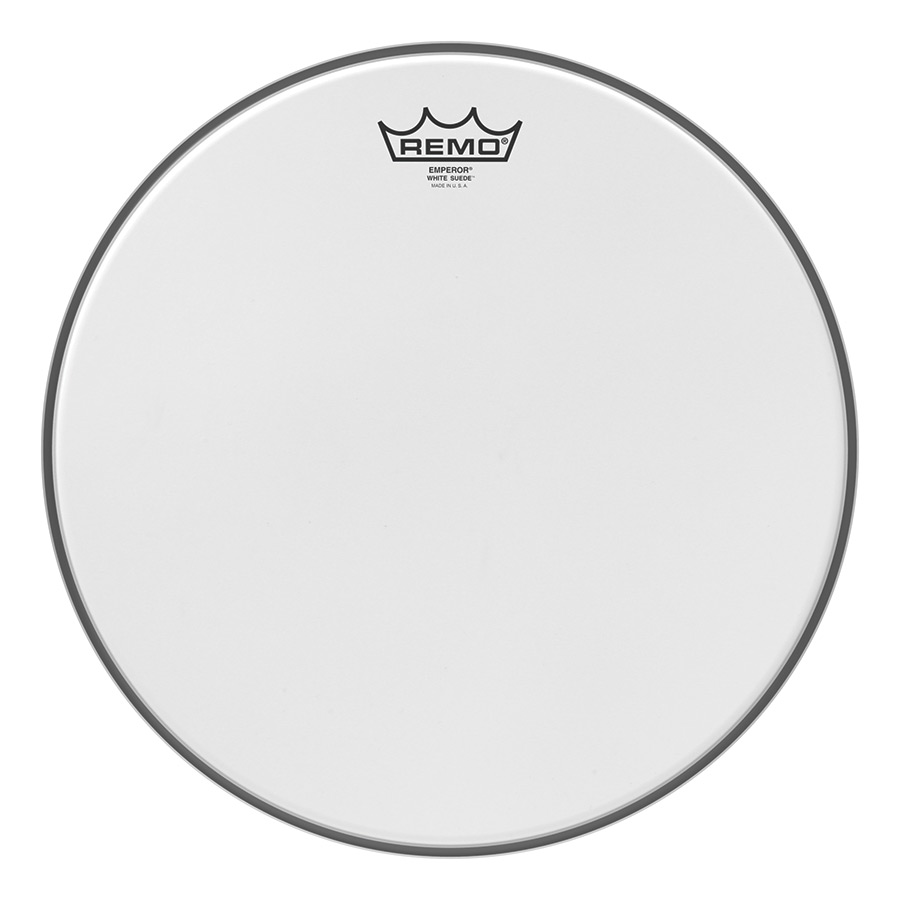 14 in. White Suede Emperor Drumhead