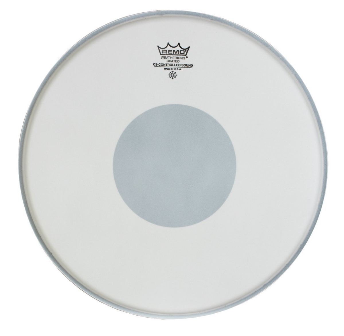 CS011400-U 14 in. Coated Controlled Sound Reverse White Dot Drum Head