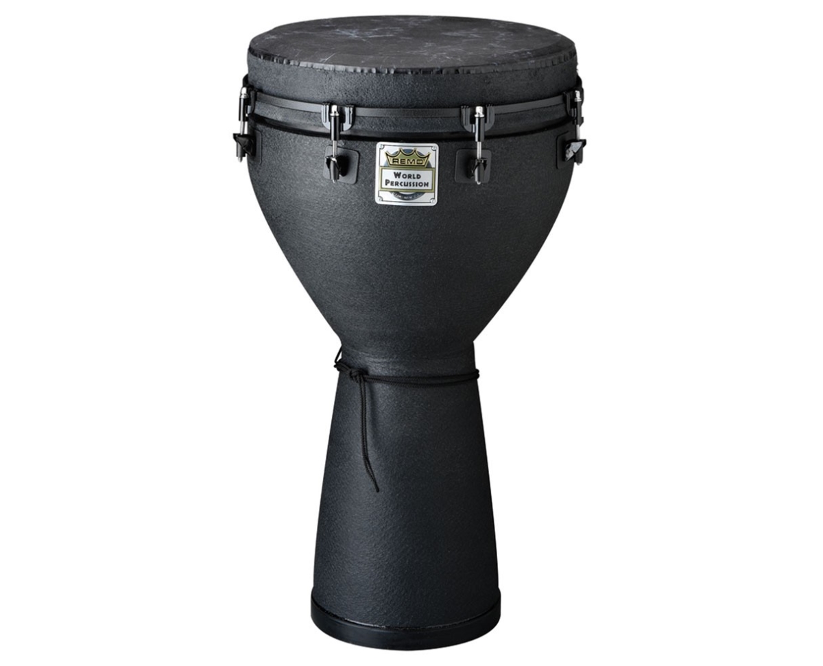 DJ0014BE-U 14 in. Key Tuned Black Earth Djembe Drum