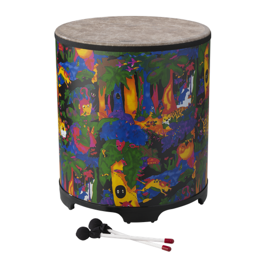 Kids Gathering Drum - Rainforest Finish - 18 x 21 in. - Fun Group Drumming
