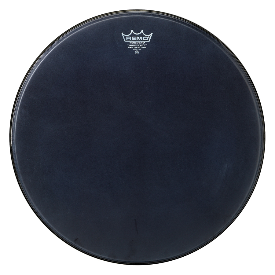 Picture of Remo P31822ES-U 22 in. Black Suede Powerstroke 3 Bass Drum Head