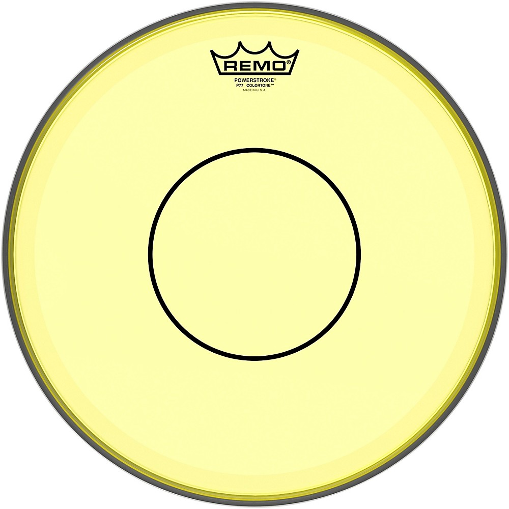 13 in. Powerstroke 77 Colortone Snare Drum Batter Head, Yellow
