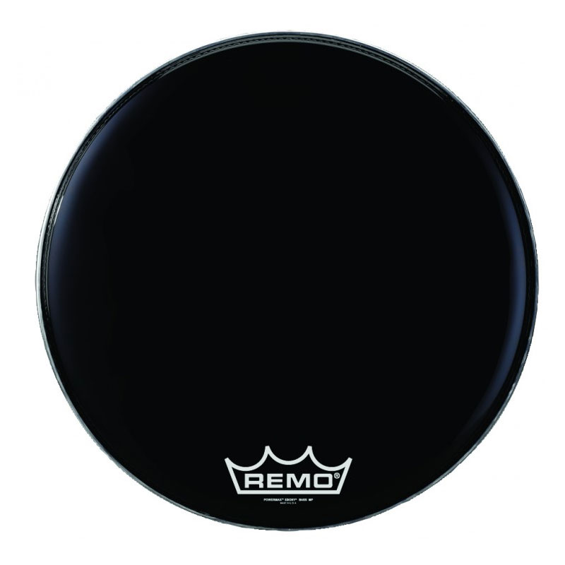 PM2416-MP-U 16 in. Powermax 2 Ebony Marching Bass Drum Head