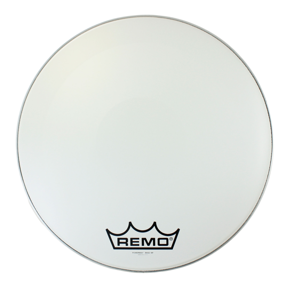 PM1020MP-U 20 in. Powermax Ultra White Marching Bass Drum Batter Head with Crimplock
