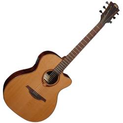 Tramontane Auditorium Acoustic Electric Guitar - LAG Guitars T118ASCE-U
