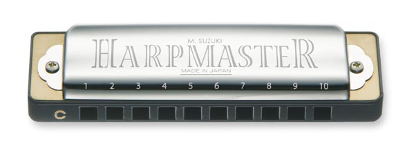 Picture of Suzuki MR-200-F-U Harpmaster Standard 10-Hole Diatonic Harmonica - F