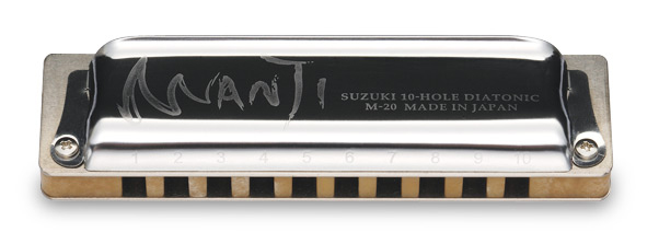 Picture of Suzuki M-20-B-U Manji 10-Hole Diatonic Harmonica - B