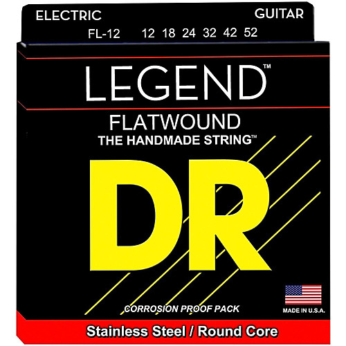 Picture of DR Handmade Strings FL12-U Legend Flat Wound Electric Guitar Strings